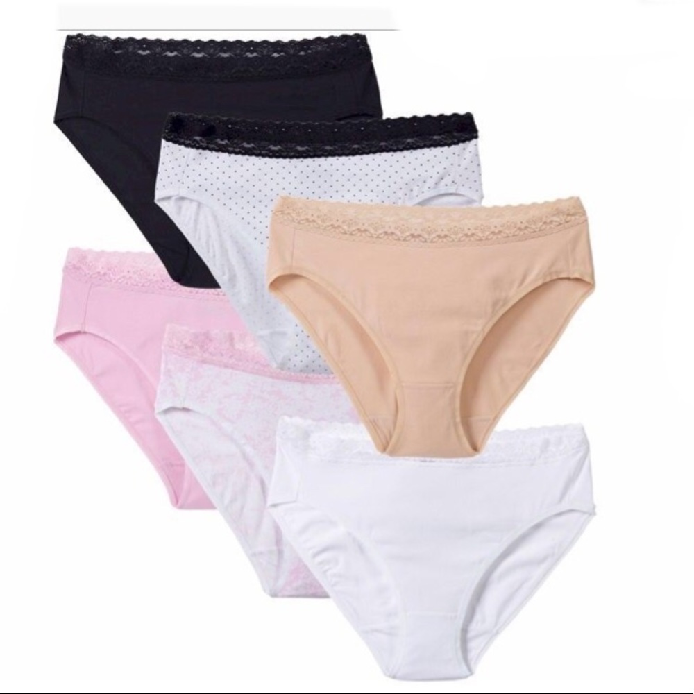 Karen Neuburger Hi-cut cotton Briefs Women’s S